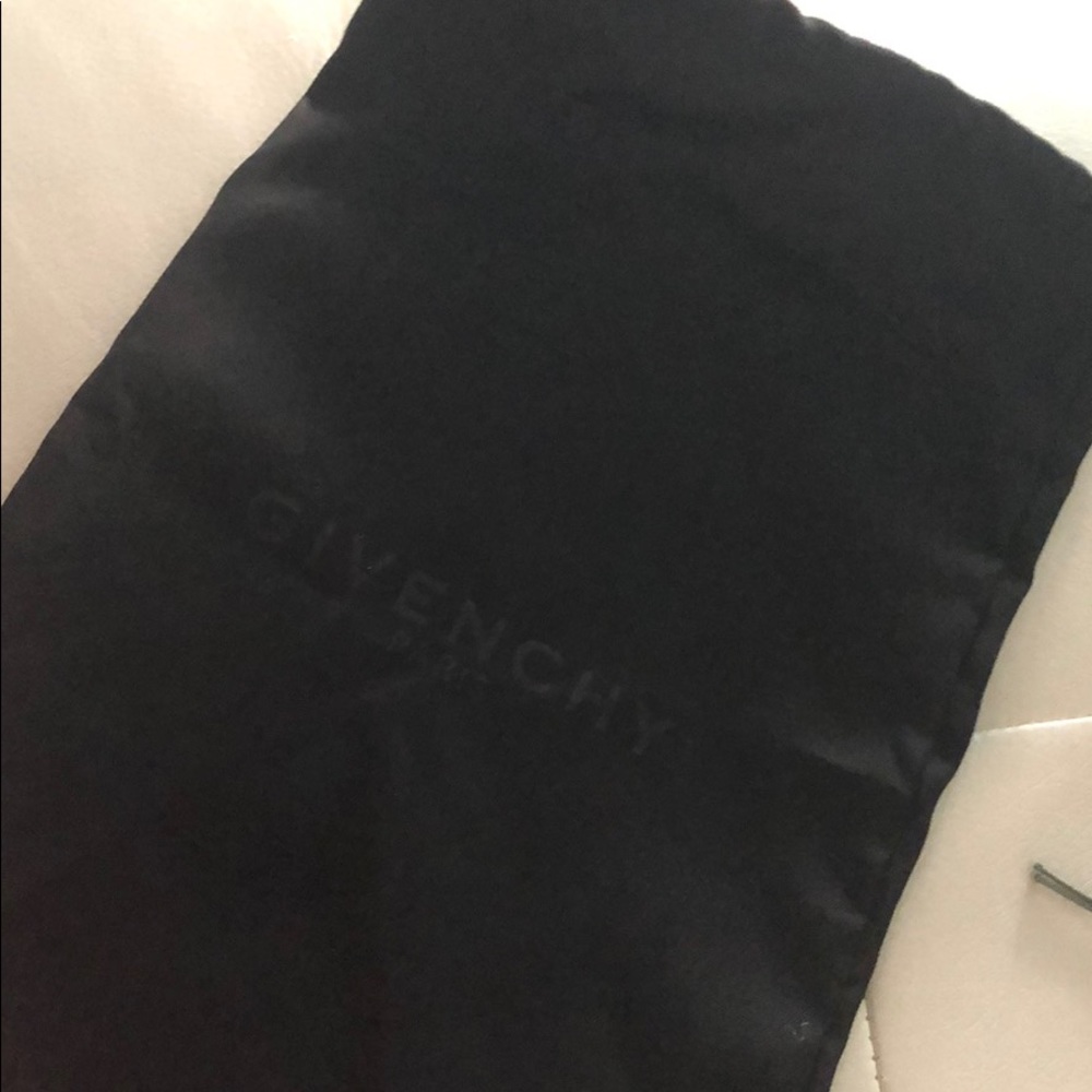 Givenchy black dust bag shoe bag